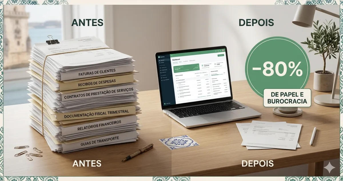Como a tecnologia eliminou 80% da papelada fiscal do freelancer